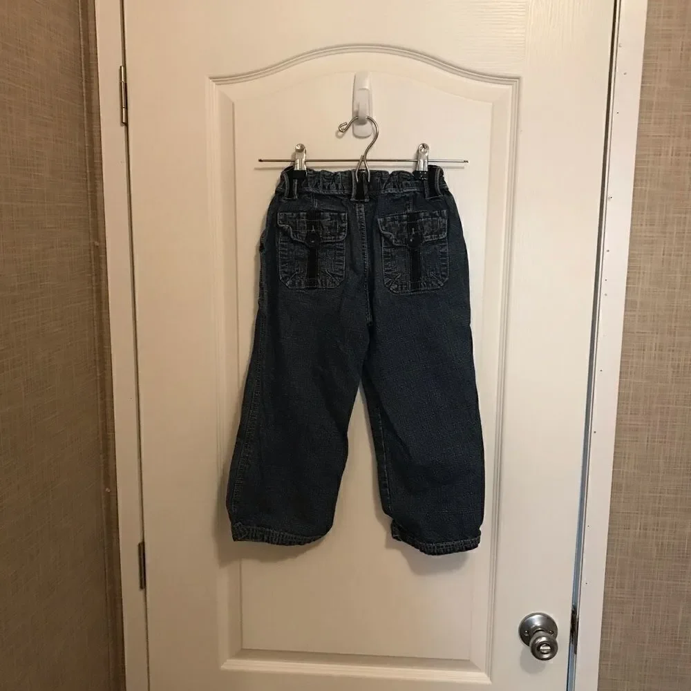 Gap Girls Jeans Capri Size 10 Adjustable Waist